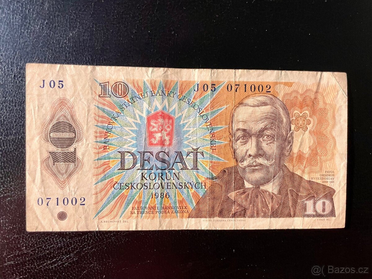 10 korun Československých