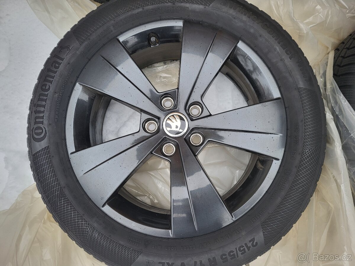 17" Zimní Škoda TRITON Superb III 3V Original Alu 5x112 41