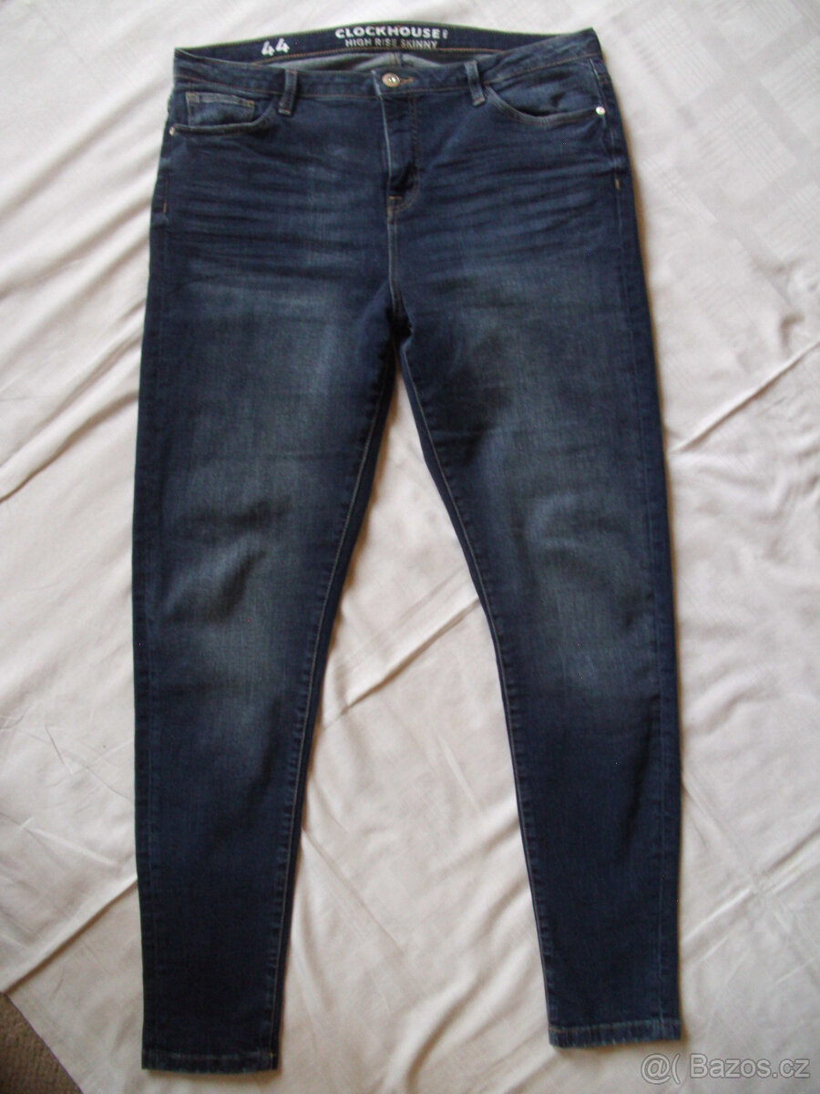 Dámské rifle/skinny zn. Clockhouse - vel. L (44)