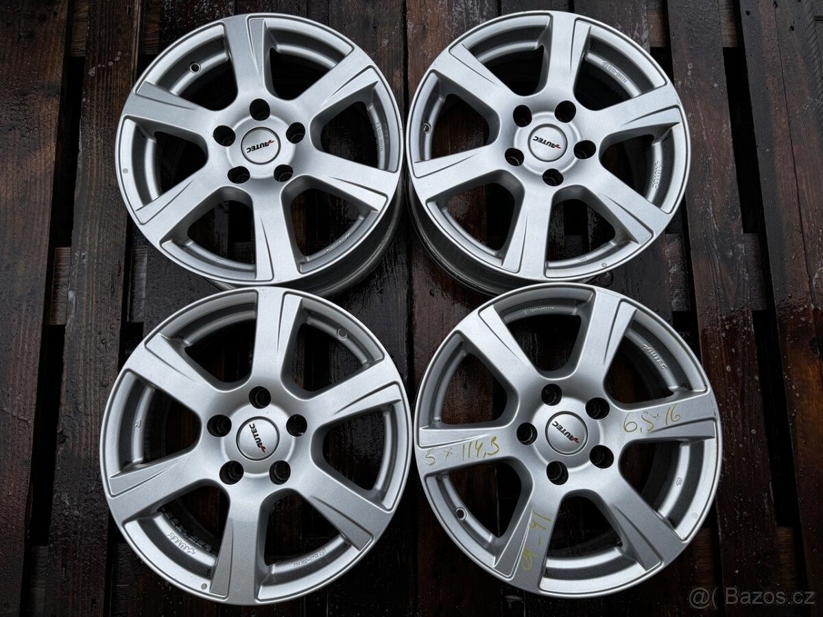 Alu kola, disky r16 5x114,3 Autec