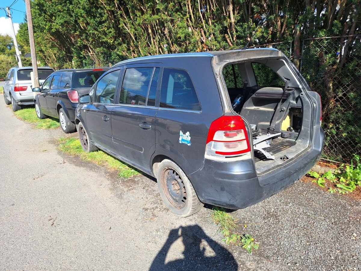 opel zafira B 1.7cdti 81kw NAHRADNI DILY