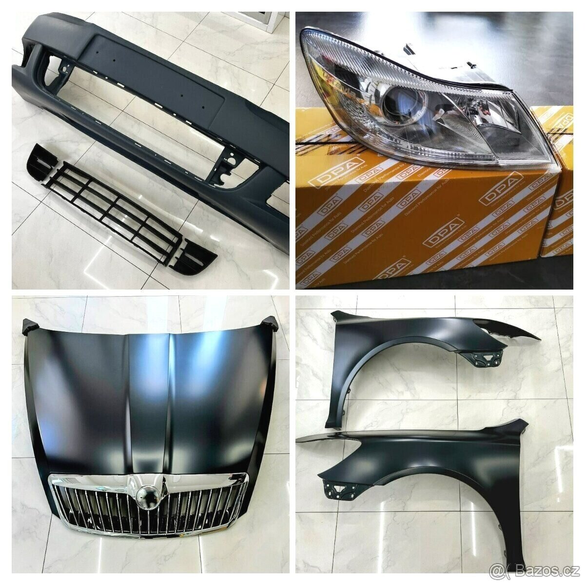 PŘEDEK - ŠKODA OCTAVIA 2 PŘED I PO FACELIFT  / ZASÍLÁME