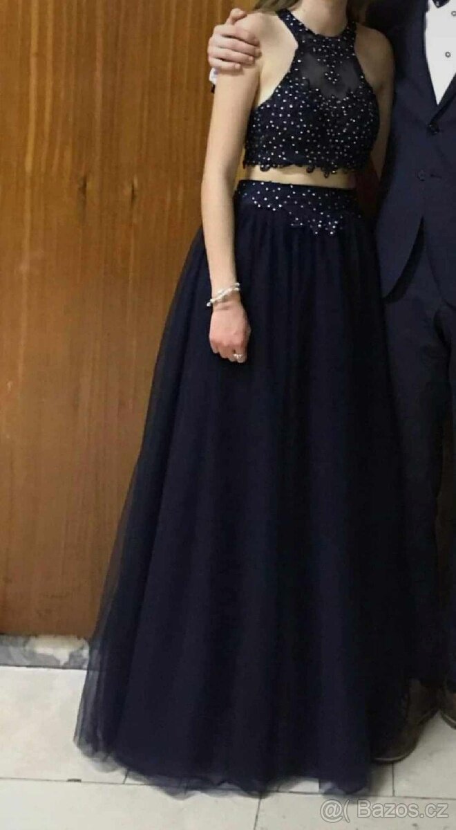 Plesové/maturitní dvoudílné šaty