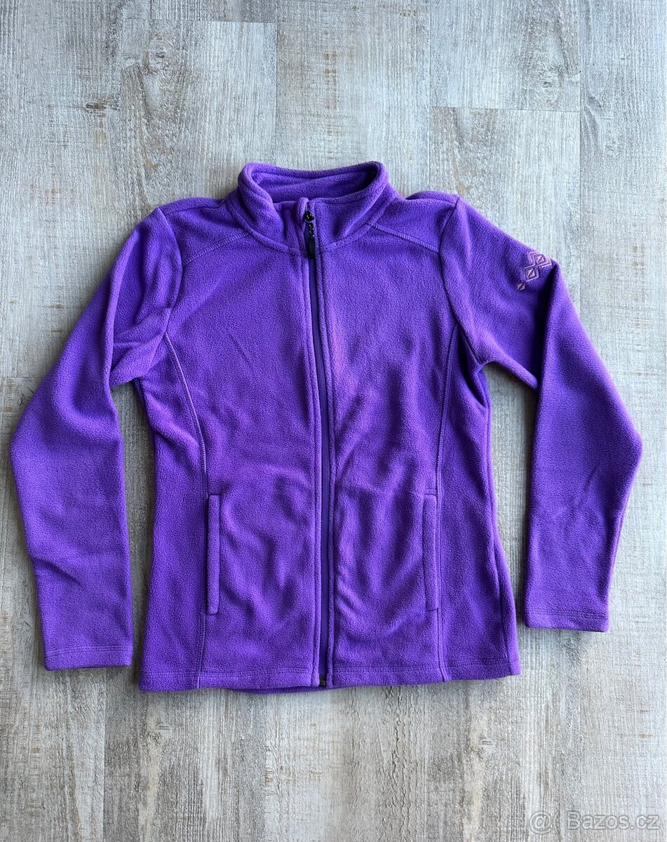 Fleecová mikina Crivit, vel. 146-152, NOVÁ, fialová