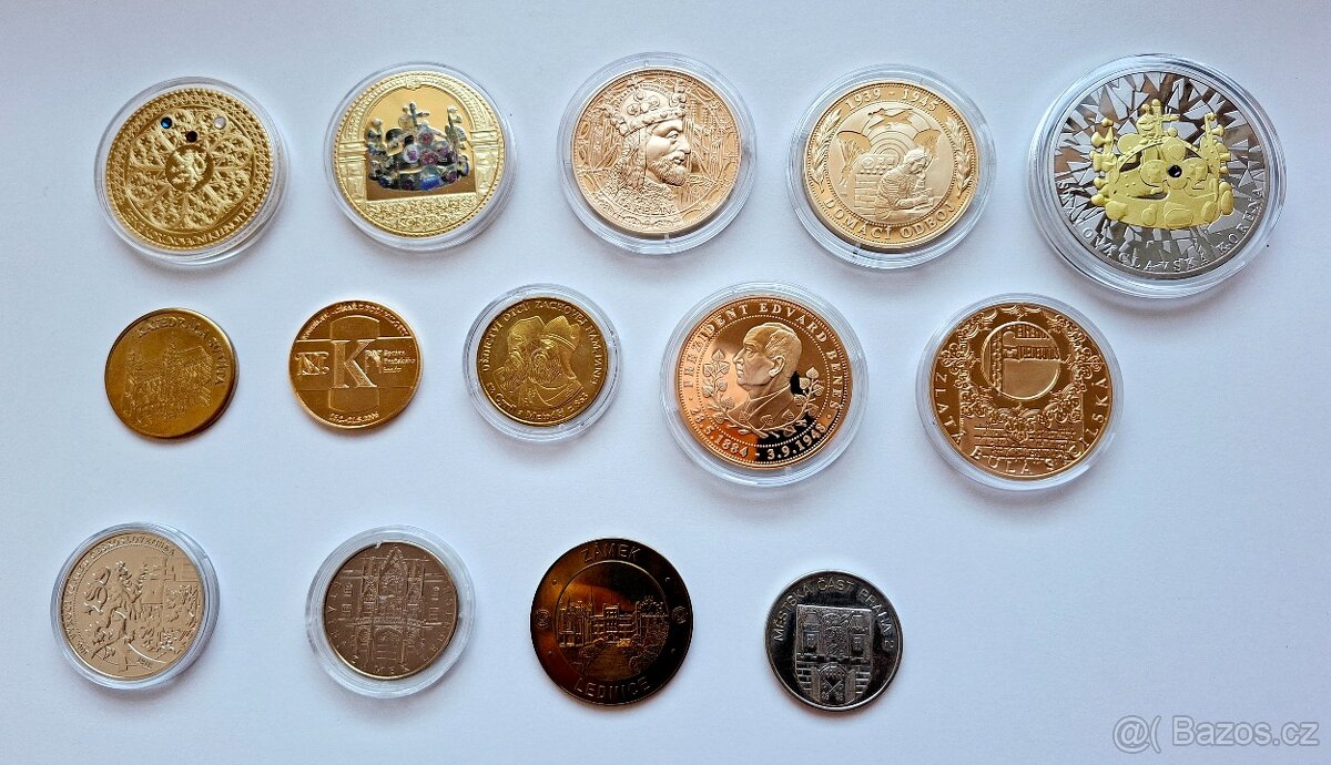 Prodám sbírku medailí domácího původu