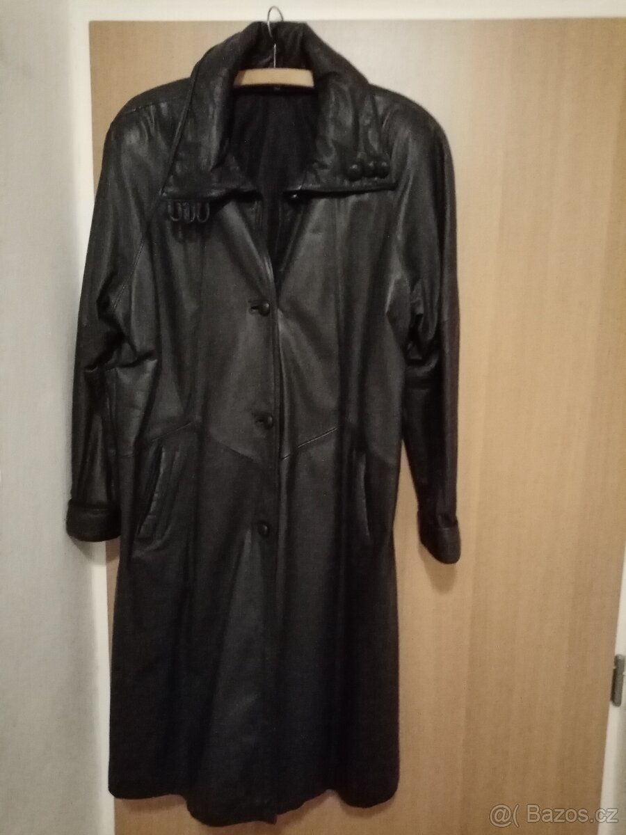 Dámský kožený kabát