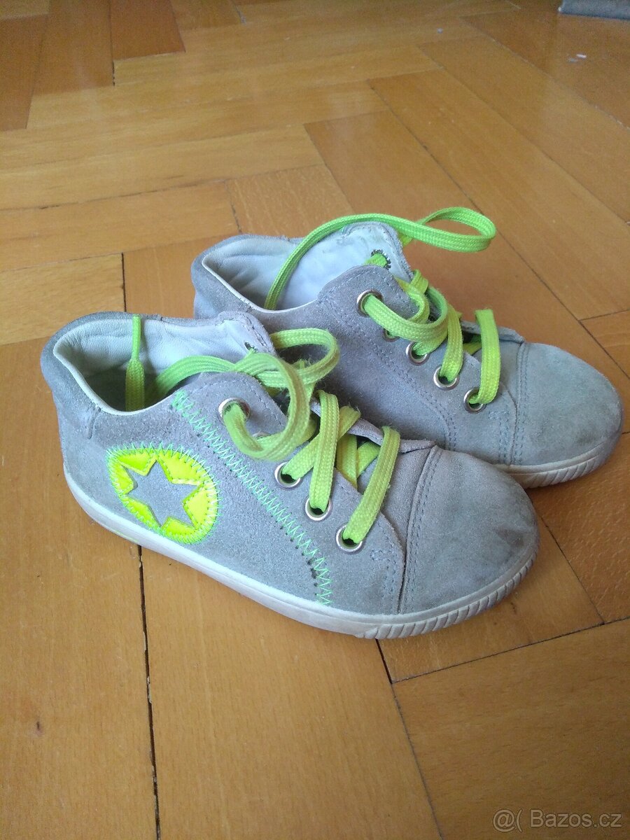 kotníkové kožené boty, vel.24