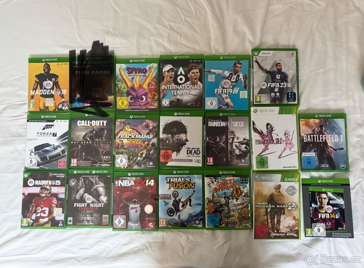 Prodám xbox one a series X hry.