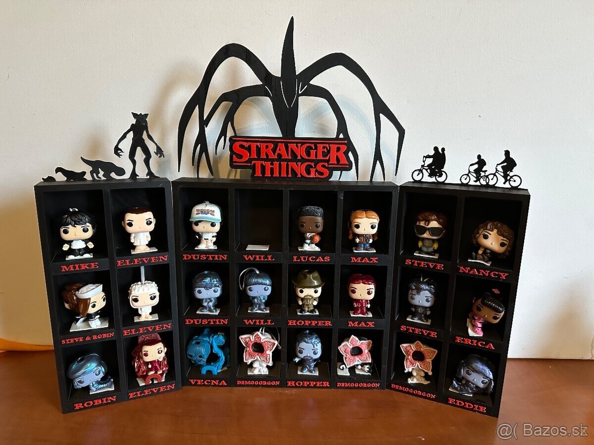 Kinder joy figurky Stranger Things Stojan