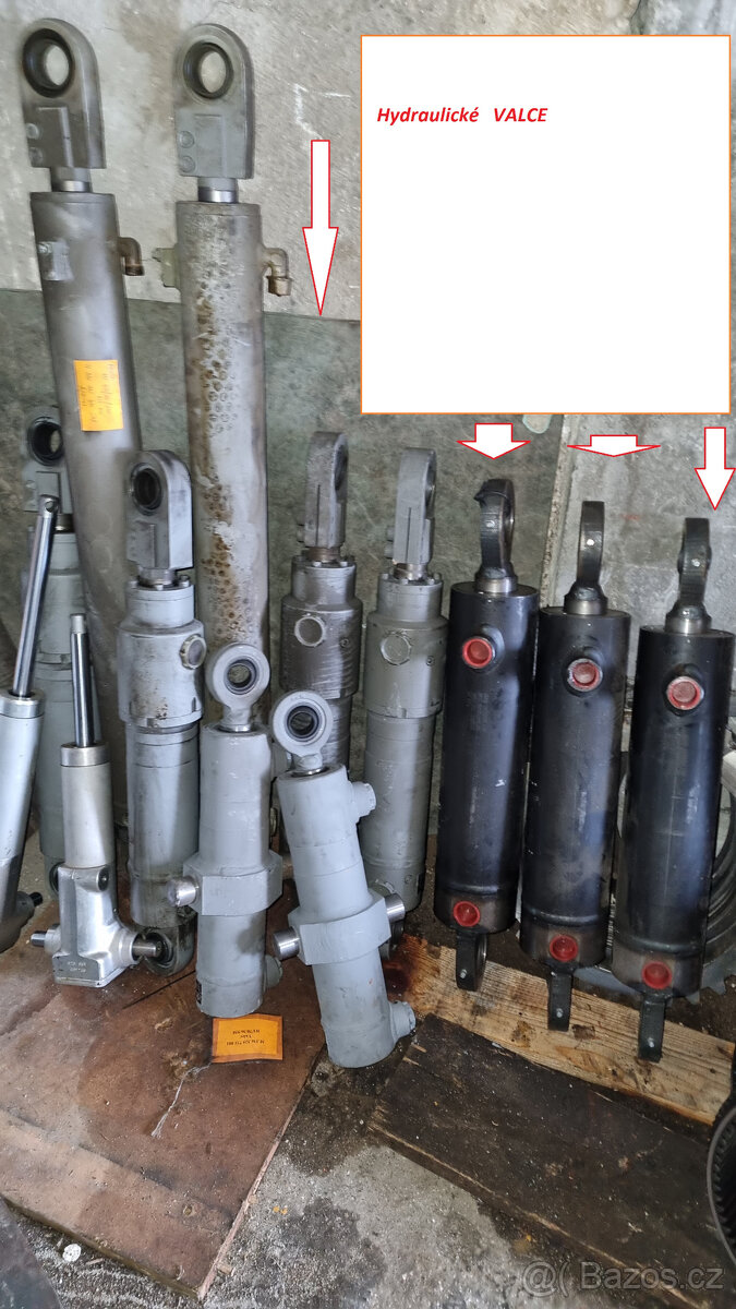 Hydraulický valce a pneumatický