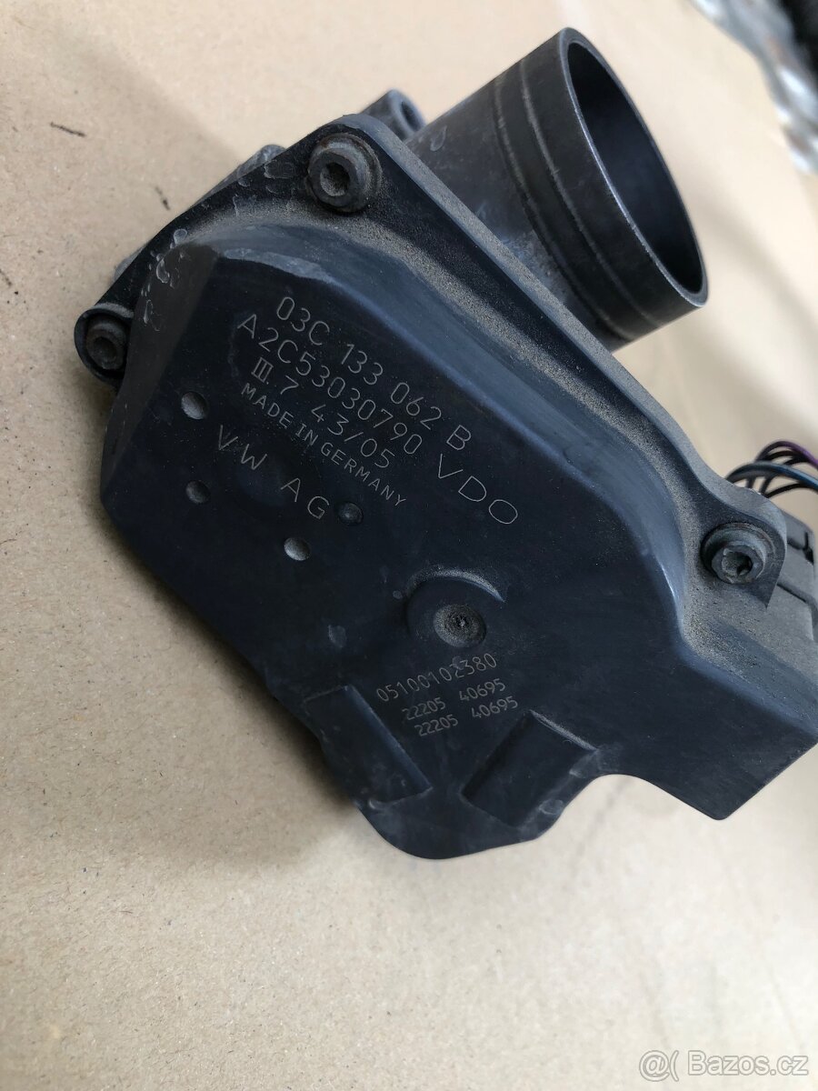 ŠKRTÍCÍ KLAPKA AUDI VW ŠKODA SEAT