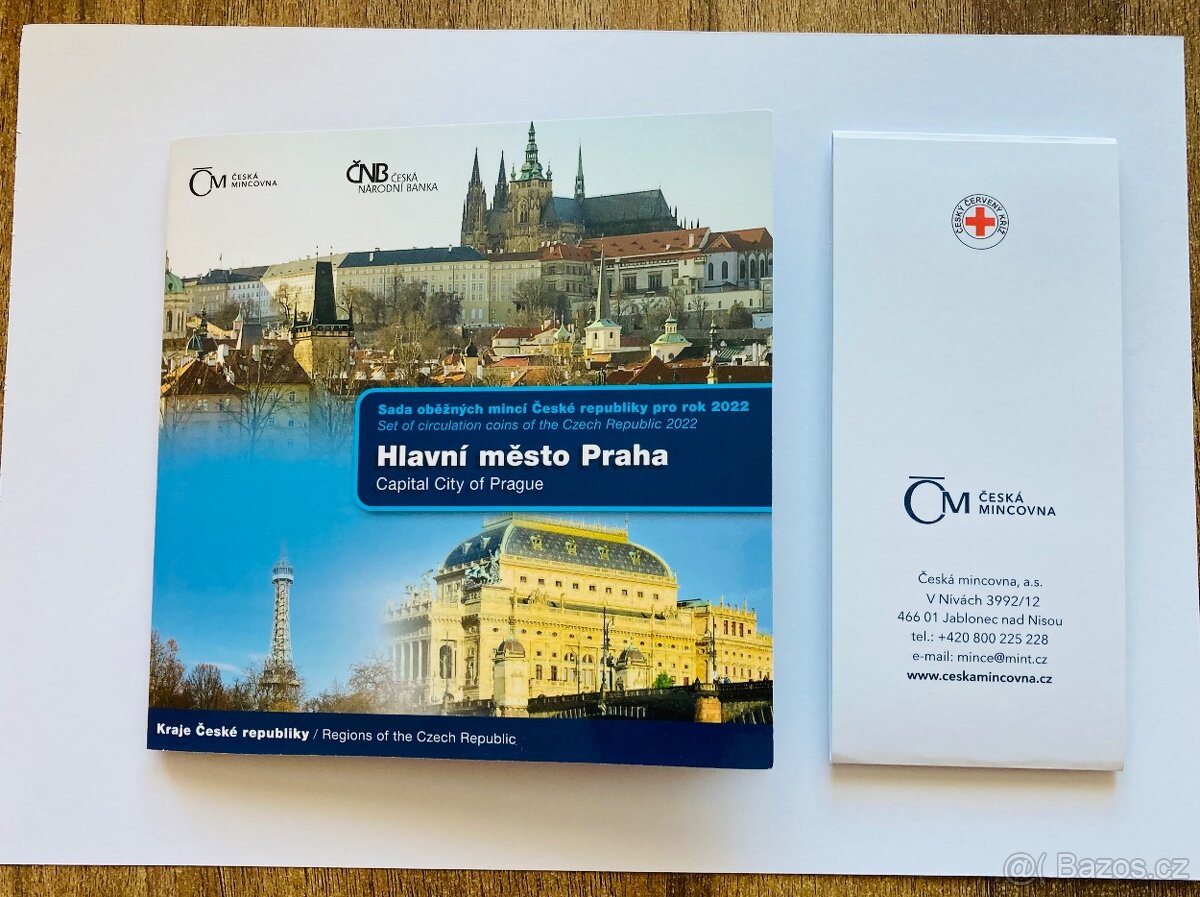 Sada oběžných mincí Hlavní město Praha.