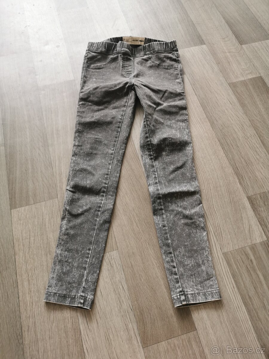 Stylové šedé jegginy Pepperts, vel. 152 (11–12 let)