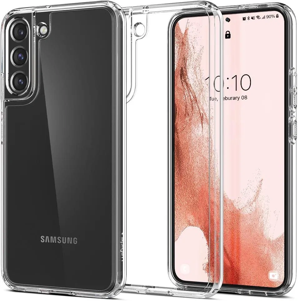 Obal Samsung S22 Spigen ultra hybrid + Sklo Alzaguard