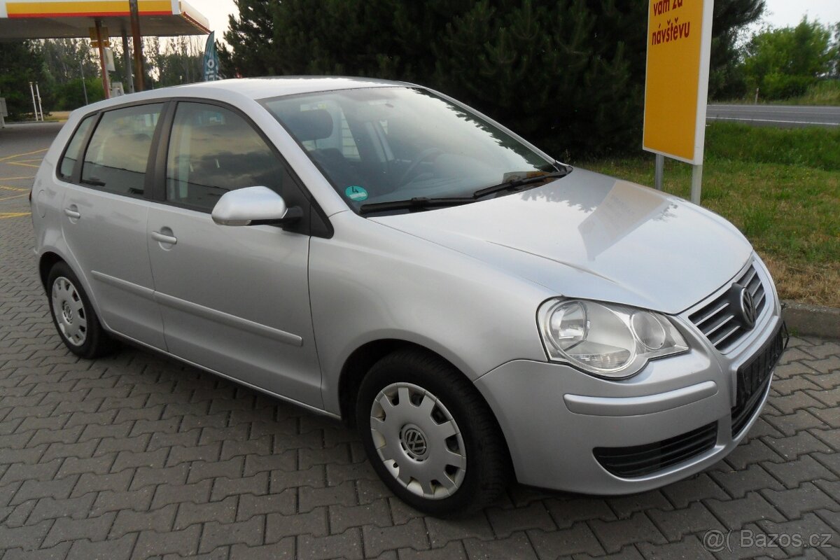 VW Polo 1.4i 16V/59kW, r. 2007, najeto 159.670 Serv.kniha