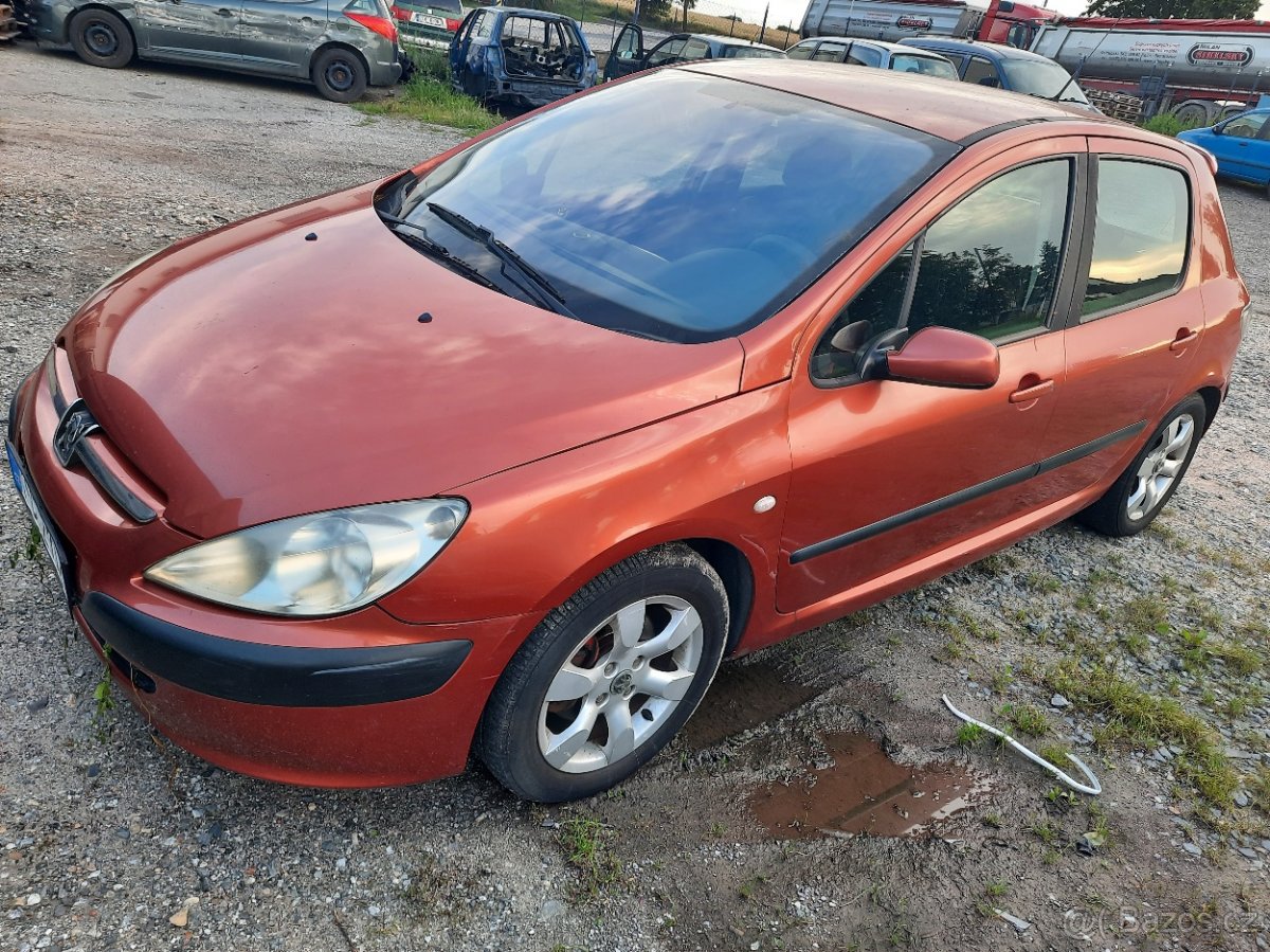 peugeot 307 1.6 16v 80kw rv2002