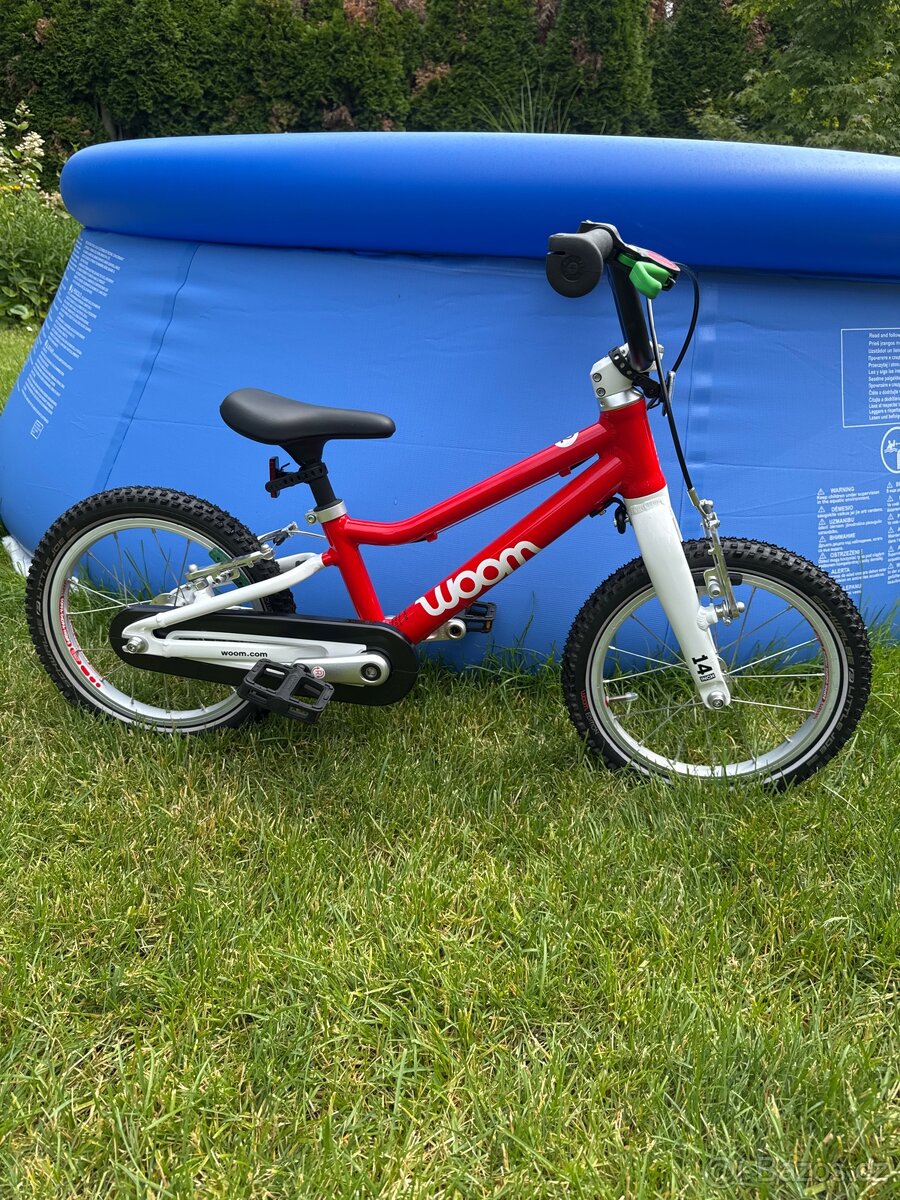 Perfektní dětské kolo Woom úplně nové