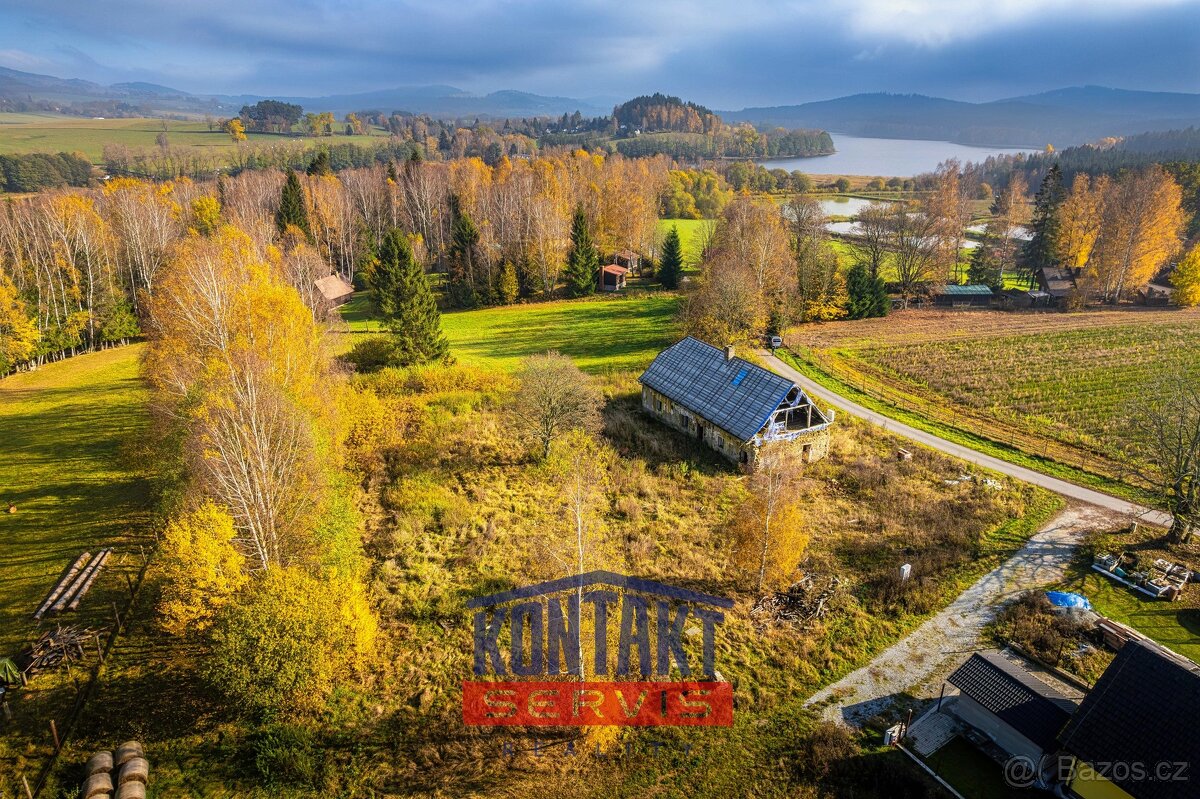 Prodej stavebních pozemků – 7 051m2, Nová Pec, Lipensko