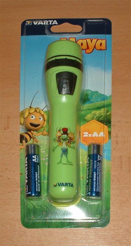 Svítilna - baterka - Včelka Mája + baterie - nové