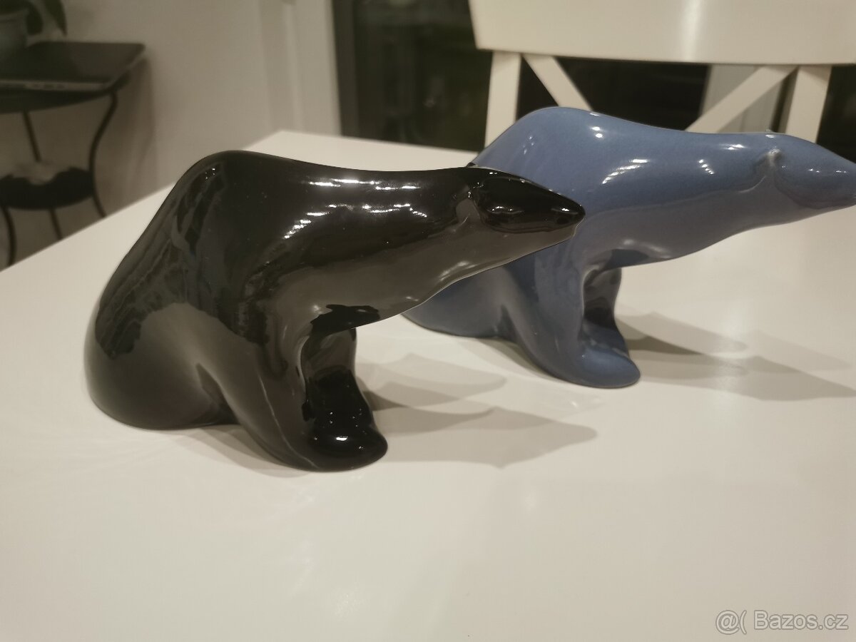 Predám porcelánové sošky medveďov