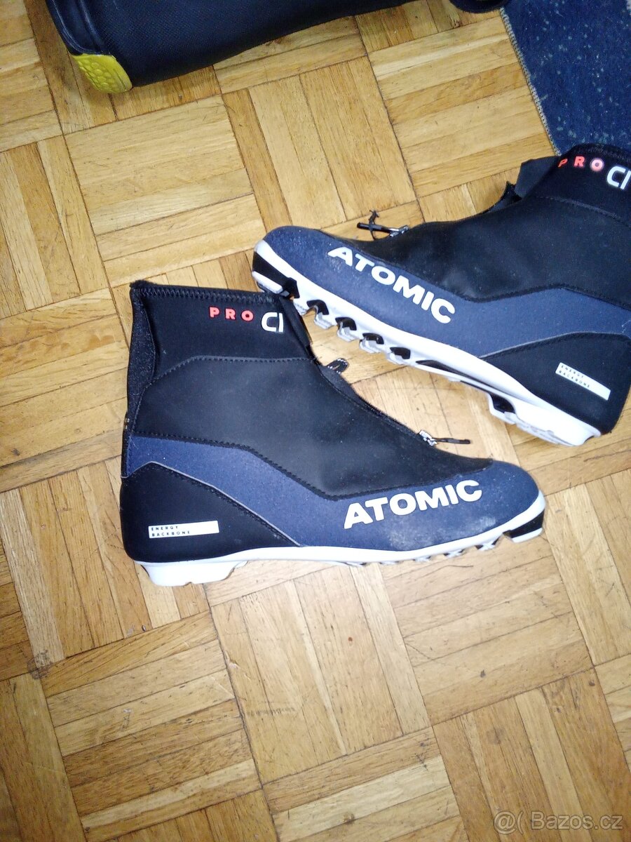 boty na běžky Atomic CL, vel. 38,5 (24 cm), NNN/prolink
