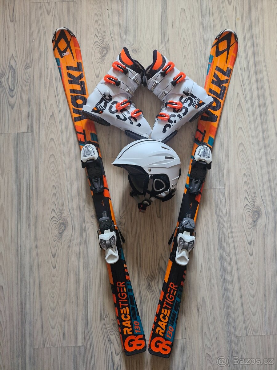Juniorské lyže Volkl Racetiger GS 130 cm + M 7.0