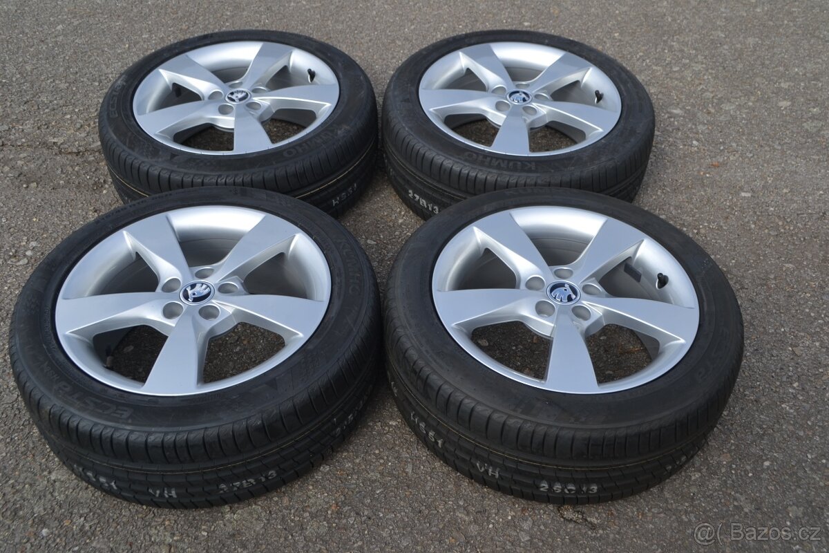 Škoda Fabia III/Rapid- NOVÝ letní Alu komplet 215/45/R16