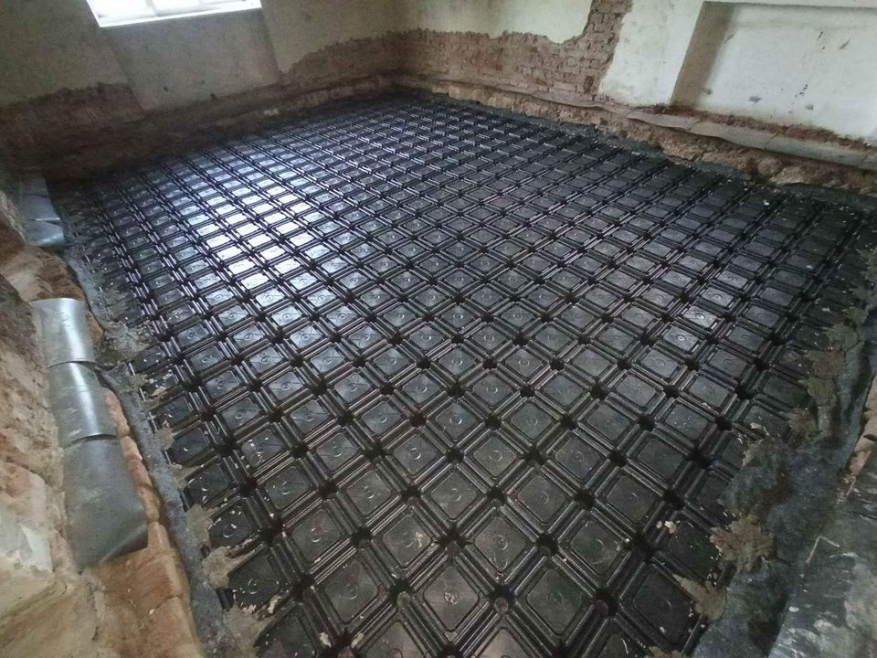 Plastove tvarovky - provetrani podlah od radonu a vlhkosti