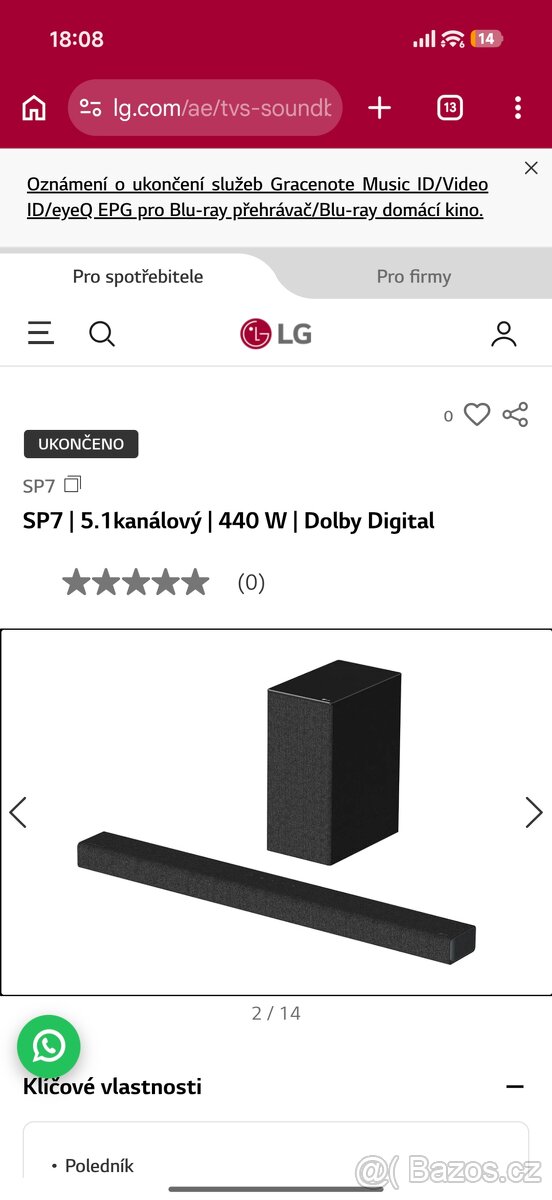 Sound Bar LG 5.1