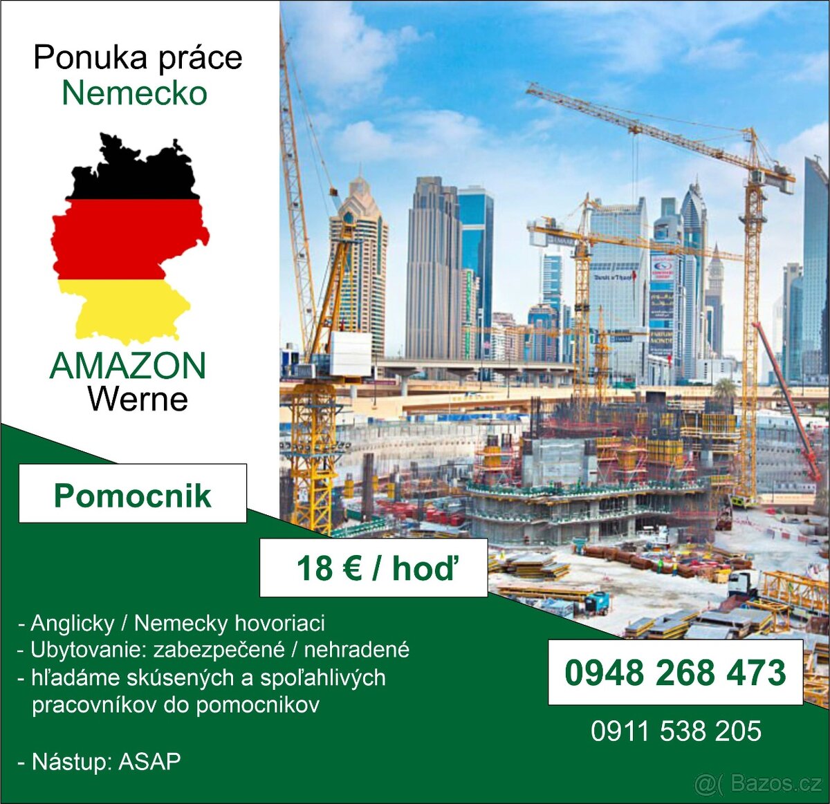 Nemecko - Pomocnik - AMAZON - Werne