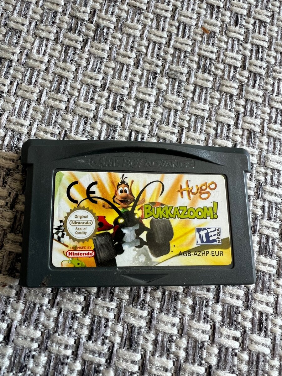 Cartrige GBA Hugo Bukkazoom