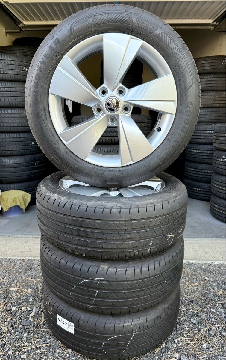 ☀️ NOVÁ letní sada ŠKODA ZEUS 17" pneu GoodYear, DOT23