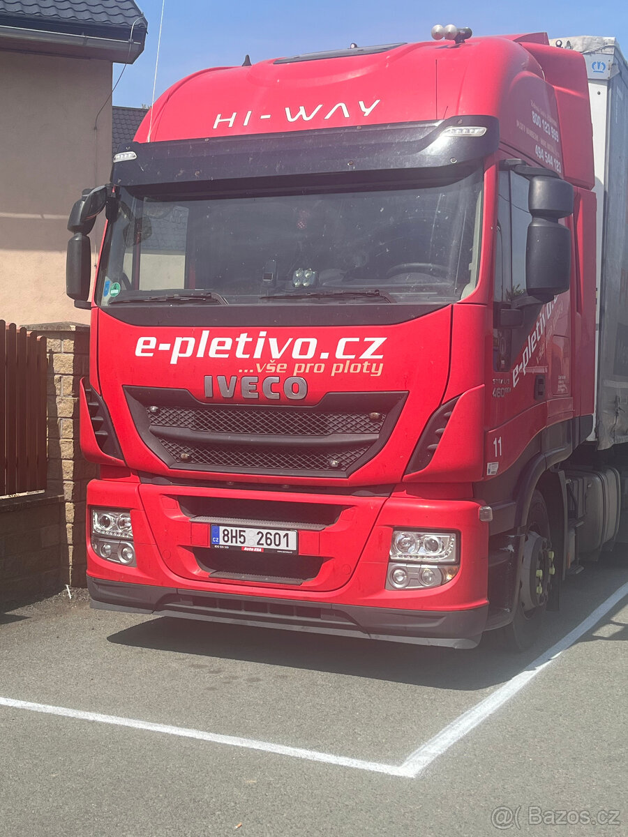 Tahač Iveco Stralis 2015 + návěs Krone 2017,