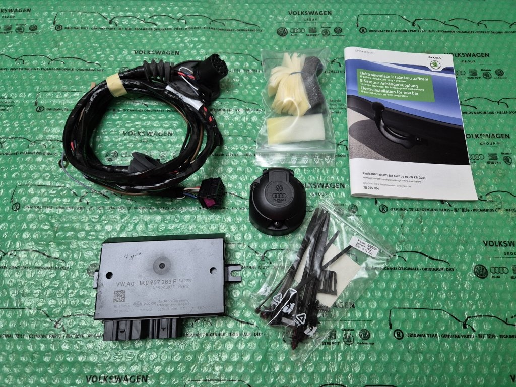 elektroinstalace pro tažné zařízení Škoda Rapid