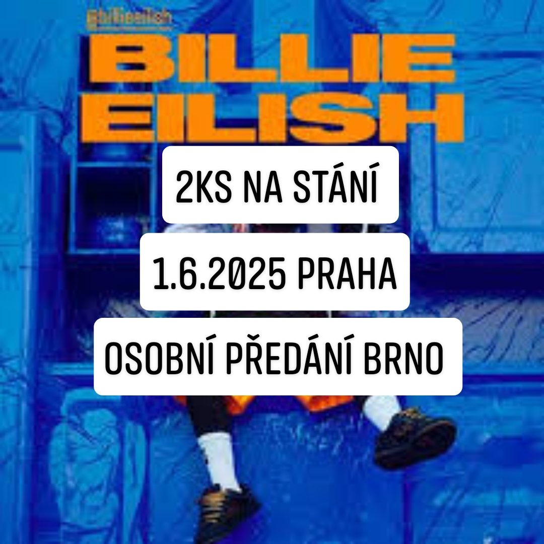 Billie eilish praha 1.6. 2 lístky stání