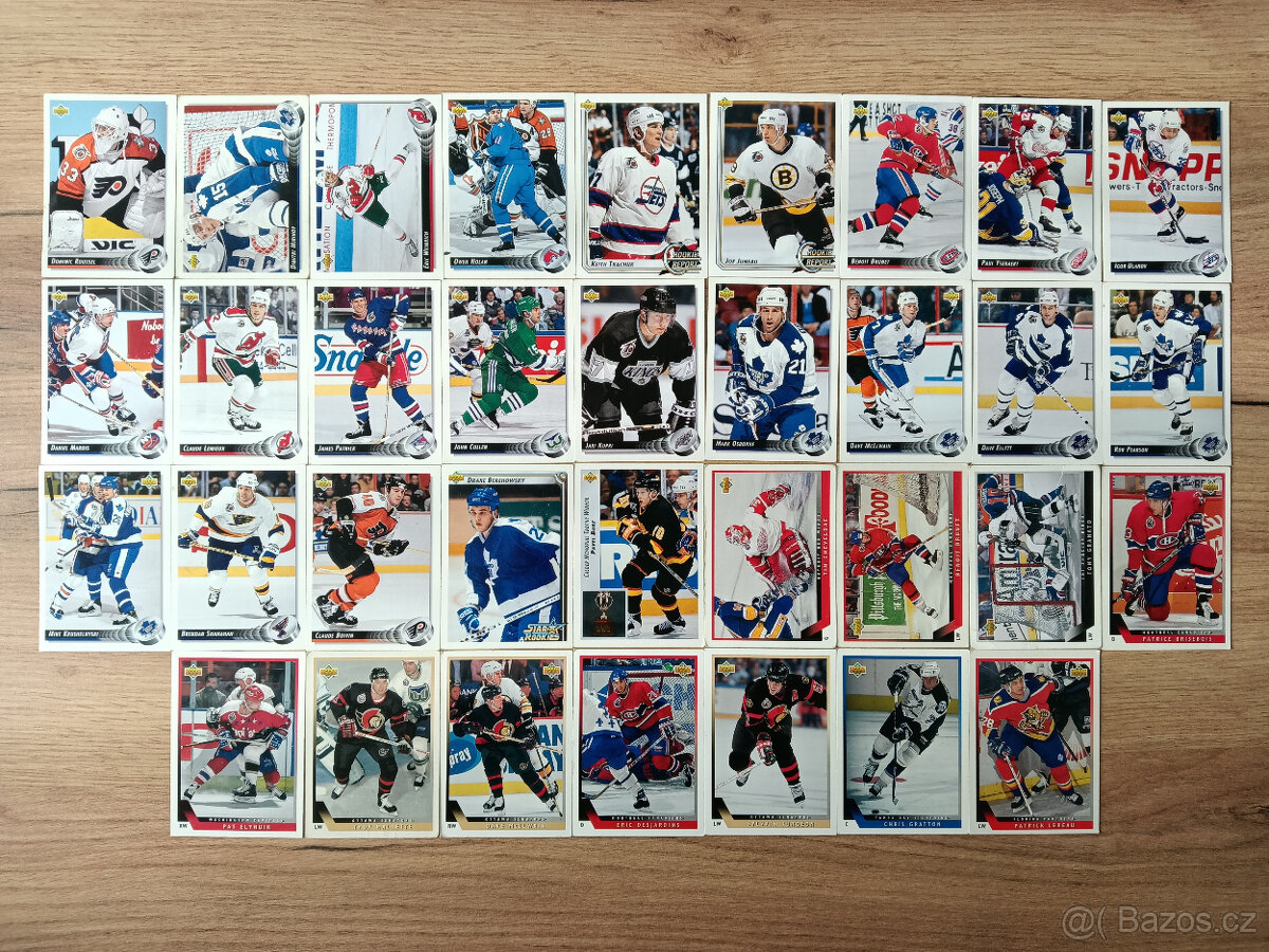 Hokejové karty Upper Deck 91/92 92/93