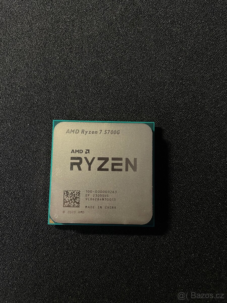 Prodám procesor AMD Ryzen 7 5700g, s chladičem a krabici