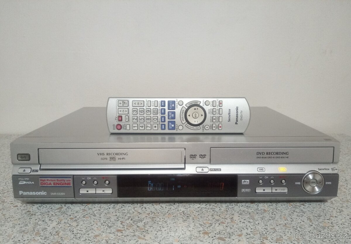VHS-DVD rekordér Panasonic DMR-ES30