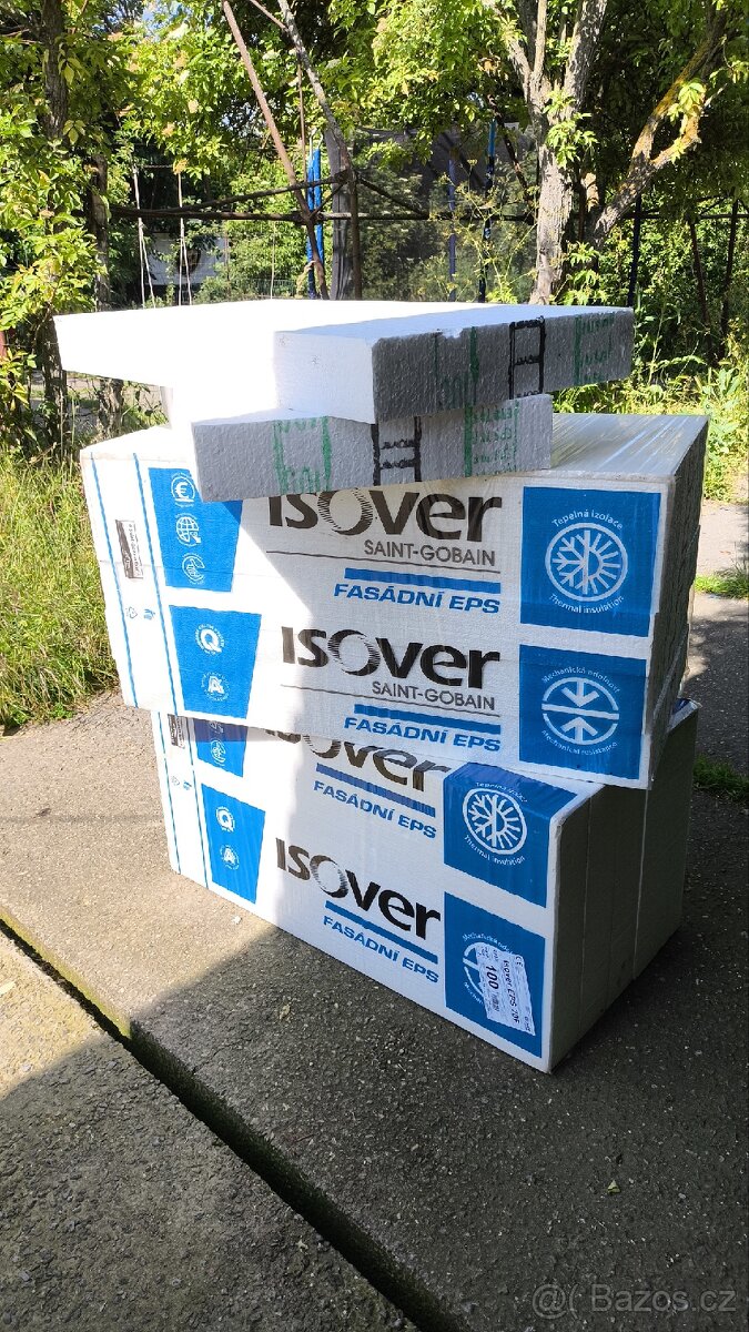 fasádní polystyren EPS Isover 100 mm
