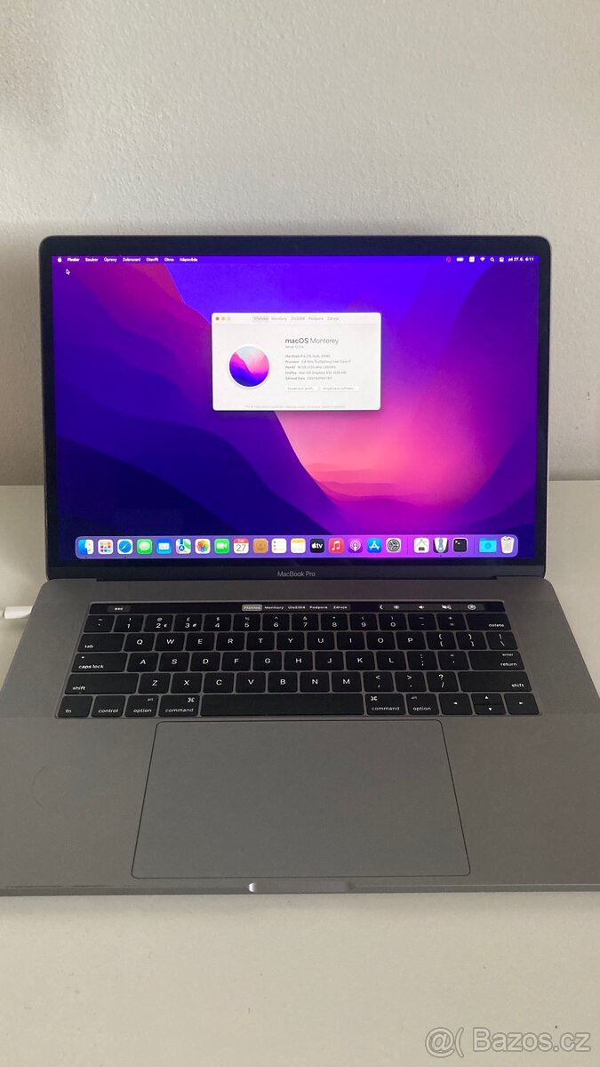 MacBook Pro 15” 2016 | 16Gb RAM | i7 | 256Gb SSD