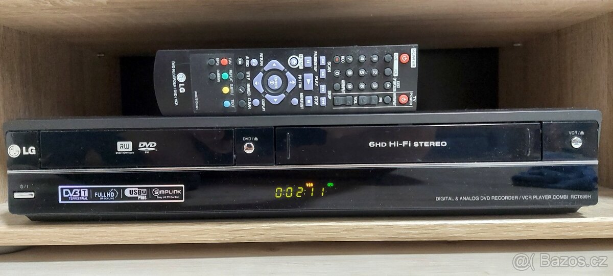 COMBO LG RTC 699H ZÁZNAM Z VHS NA DVD