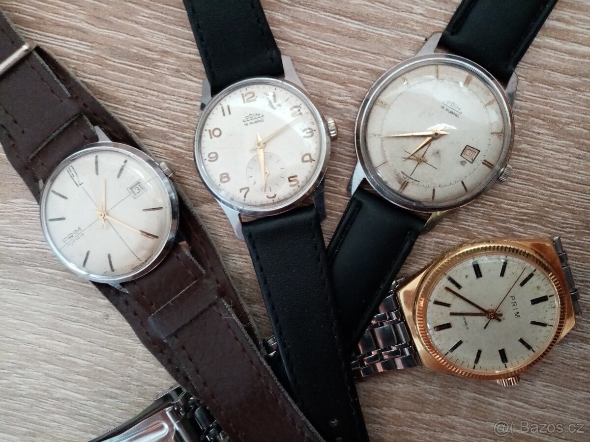Koupím hodiny a hodinky Prim a jiné