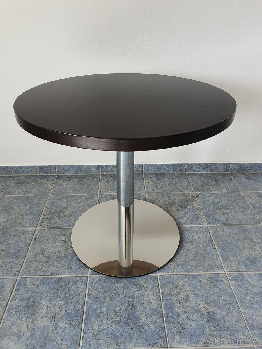 Stolová podnož - chromová stolová noha s deskou