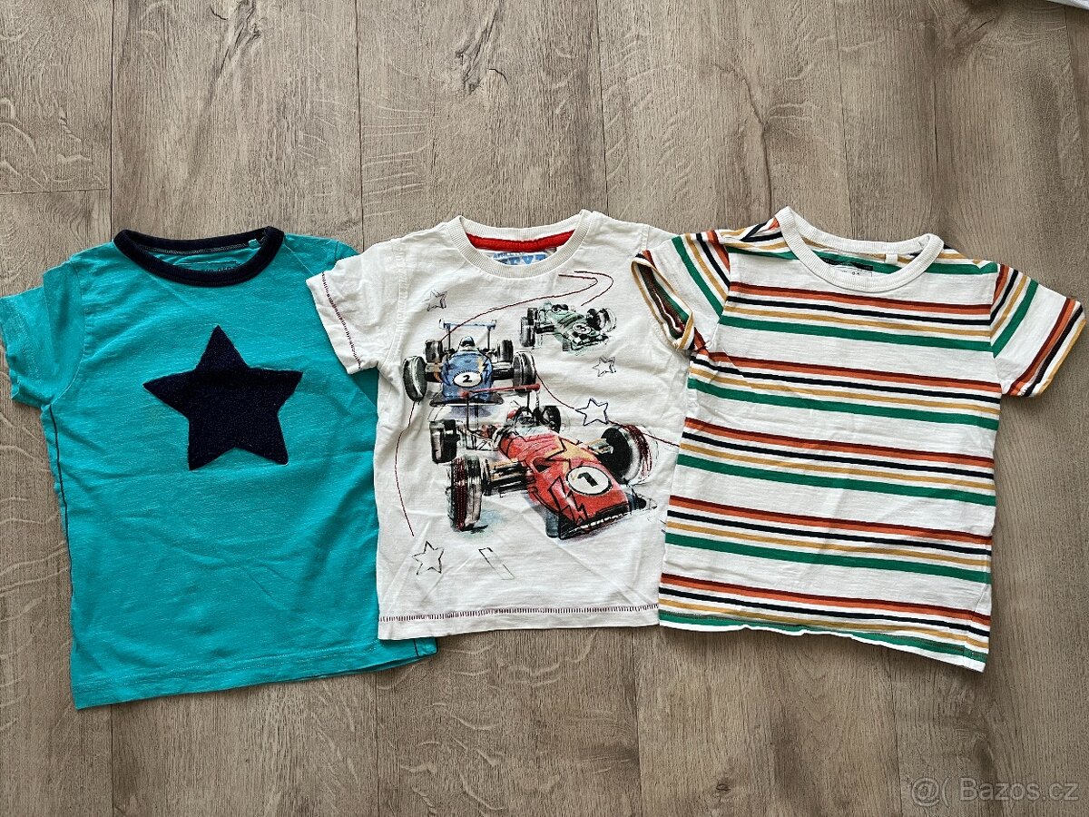 Chlapecké trička s krátkým, vel. 92,98,104 a 110