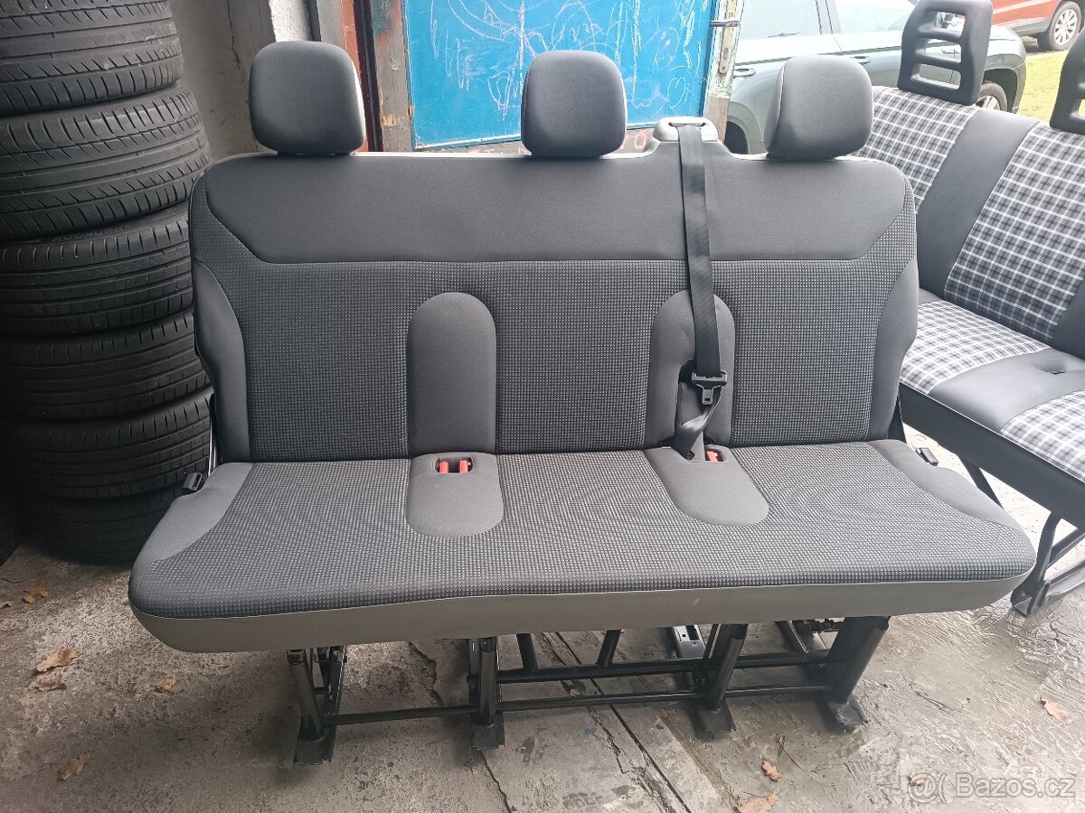 Zadní sedačka Renault Trafic,Opel , 3 místa