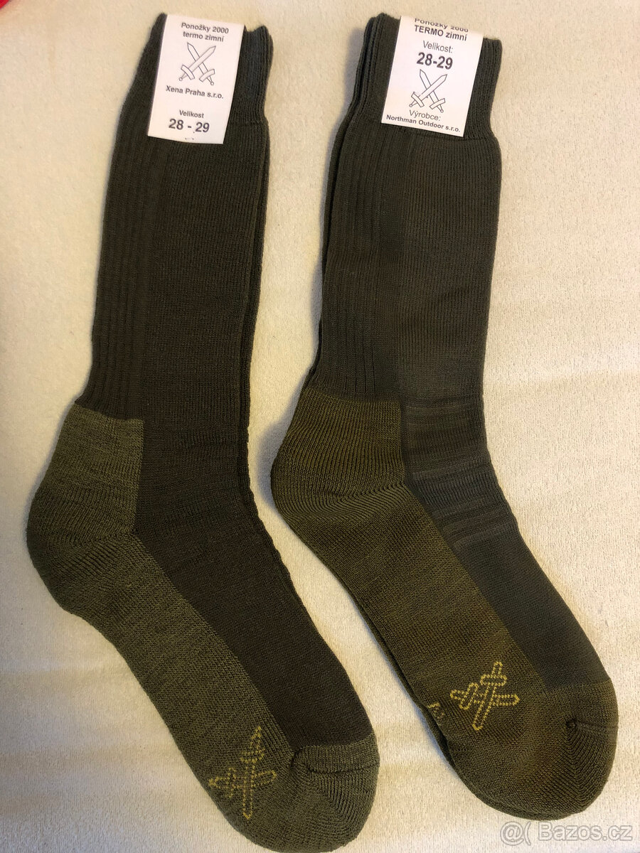 Vojenské ponožky 2000 termo zimní