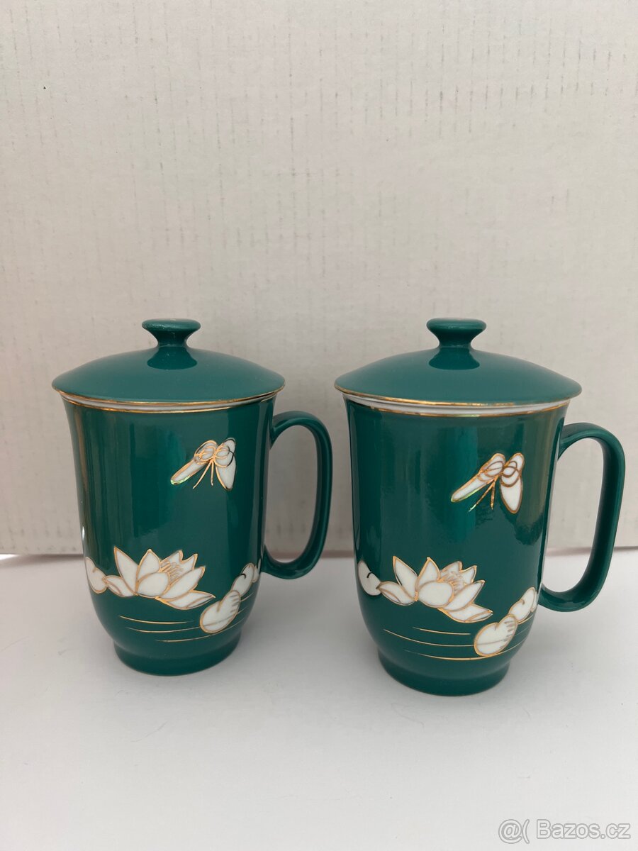 Retro hrnky s pokličkou