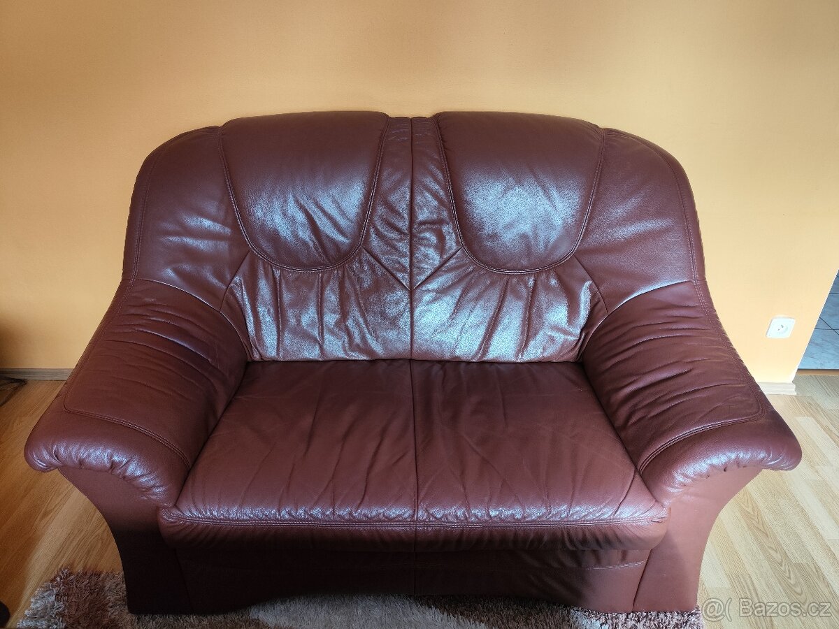 Kožená sedací souprava