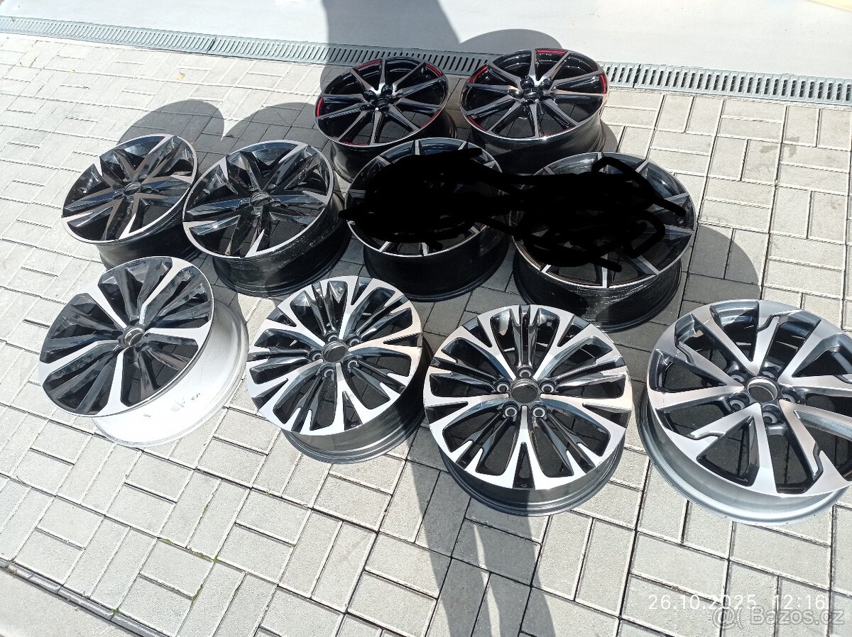 Kusové al disky nové, pouzite TOYOTA, SKODA, VOLVO