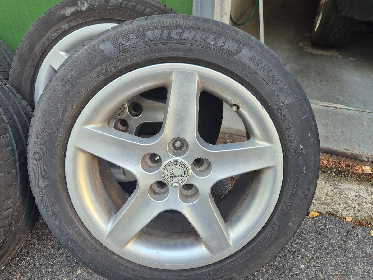 alu kola 16" letní pneu 205/55R16 91 V Michelin Primacy 4